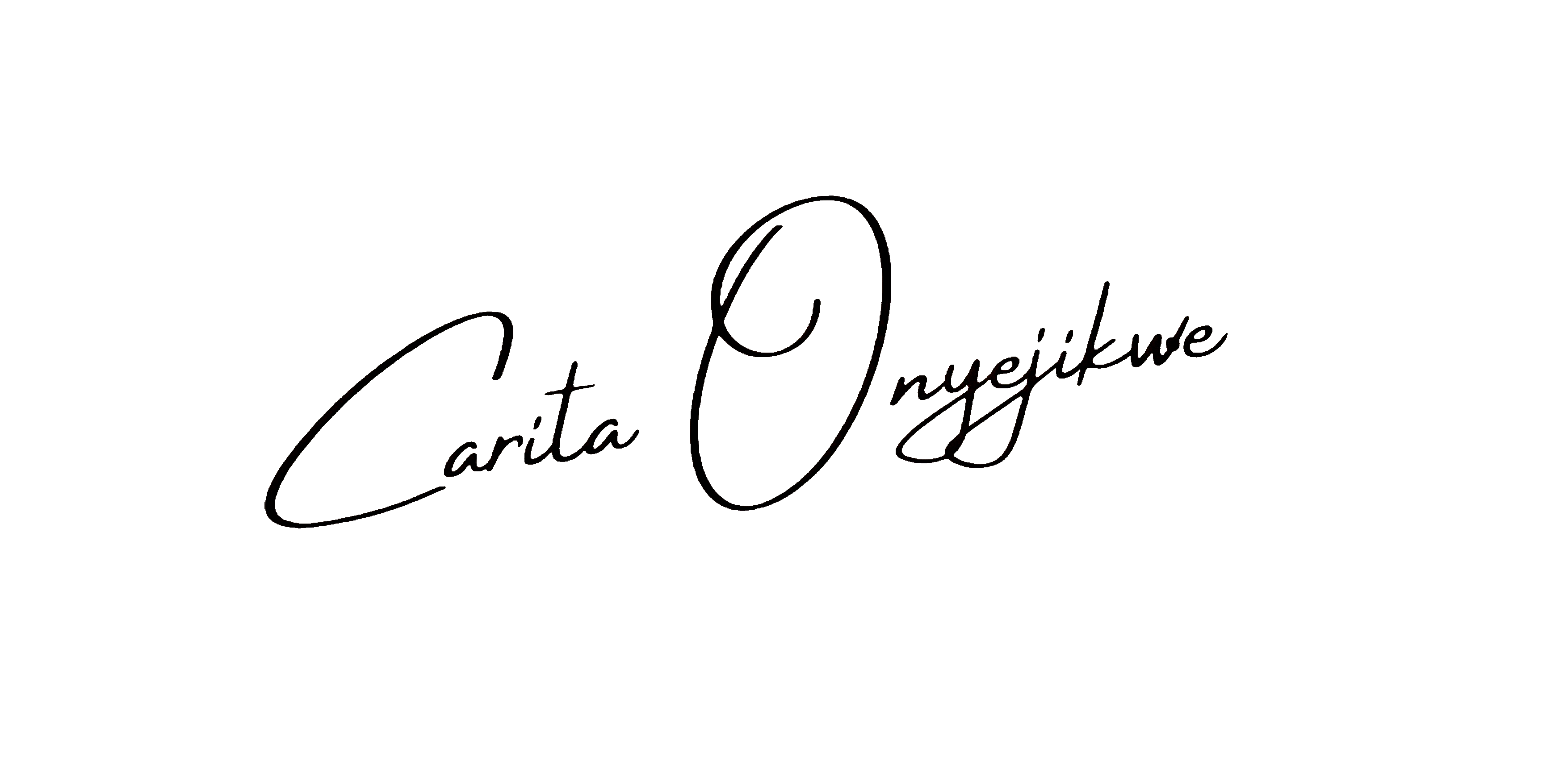 Carita Onyejikwe signature